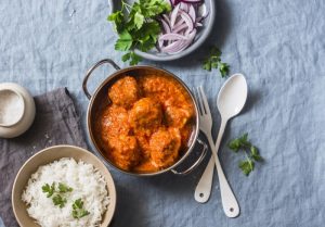 Boller i karry som min mor lavede det